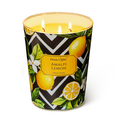 Citron Amalfi | Bougies parfumées 3-Wick Homelights