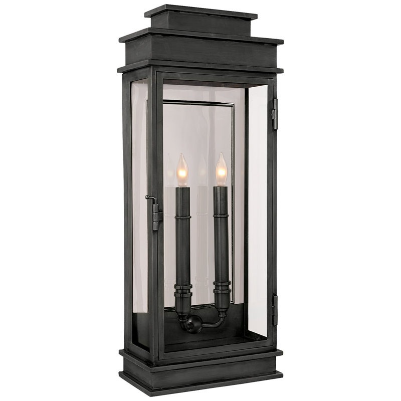 Chapman & Myers Linear Lantern Tall, Bronze