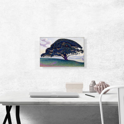 «The Bonaventure Pine 1893» par Paul Signac, reproduction d'art sur toile tendue