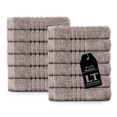 Lavish Touch 100% Egyptian 2 Ply Cotton 700 GSM Mosaic Pack of 6 Hand Towels