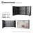 LED Mirror Bathroom Cabinet With 2 Doors-1617105160