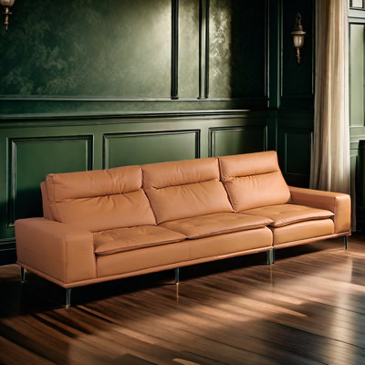 Canapé modulaire à accoudoirs carrés 110,24 po