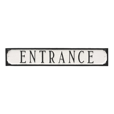 Plaque d'adresse nom / titre
