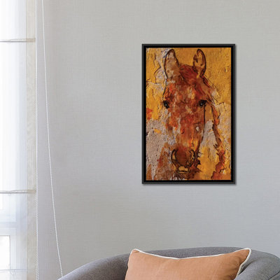 Jaune cheval, impression sur toile tendue