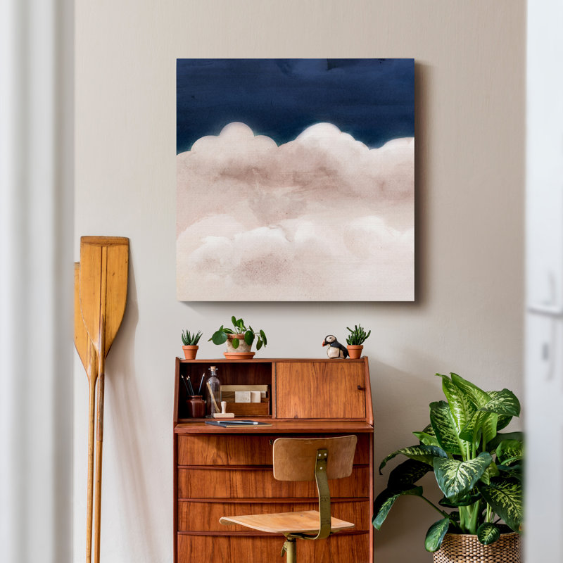« cloudy night iii »-impression sur toile, H 32 po x l 32 po x P 1,5 po