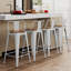 Ensemble de 4 tabourets de bar et de comptoir pivotants Tauber-1093539029-1093539031