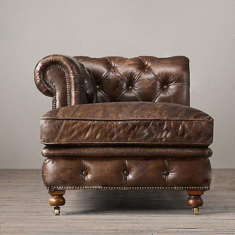 Chaise en bois massif de luxe exquis, Orienté à droite
