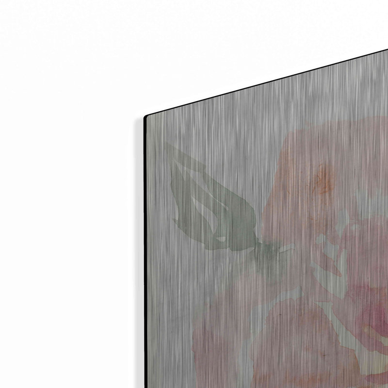 «Floral Thankful» par Cindy Jacobs, art mural en métal, 12 po x 12 po, H 36 po x l 36 po