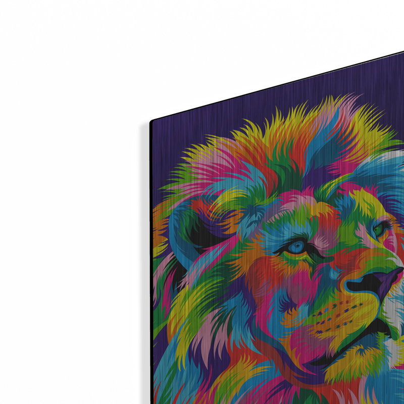 «Lion New» par Bob Weer, H 16 po x l 12 po