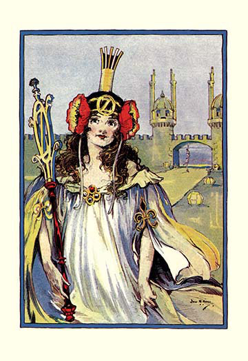 « the princess of oz » par john r. neill, reproduction d’art