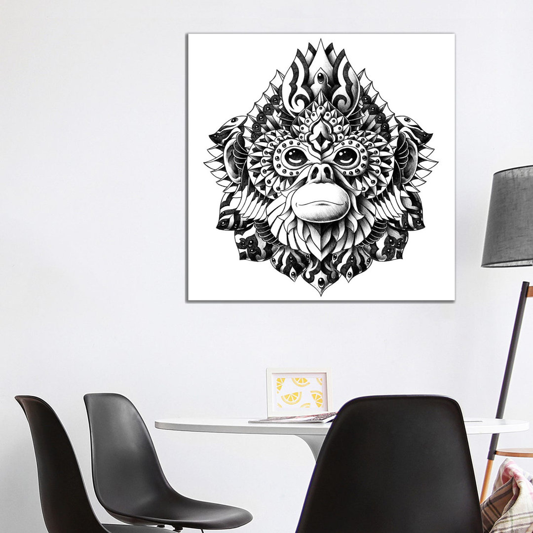 Snub-Nosed Monkey by Bioworkz - Wrapped Canvas Art Prints