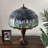 Halona Tiffany Table Lamp Stained Glass Tulips LED Bulbs Included Pull Chain Switches 16"W*16"D*24"H-597250241