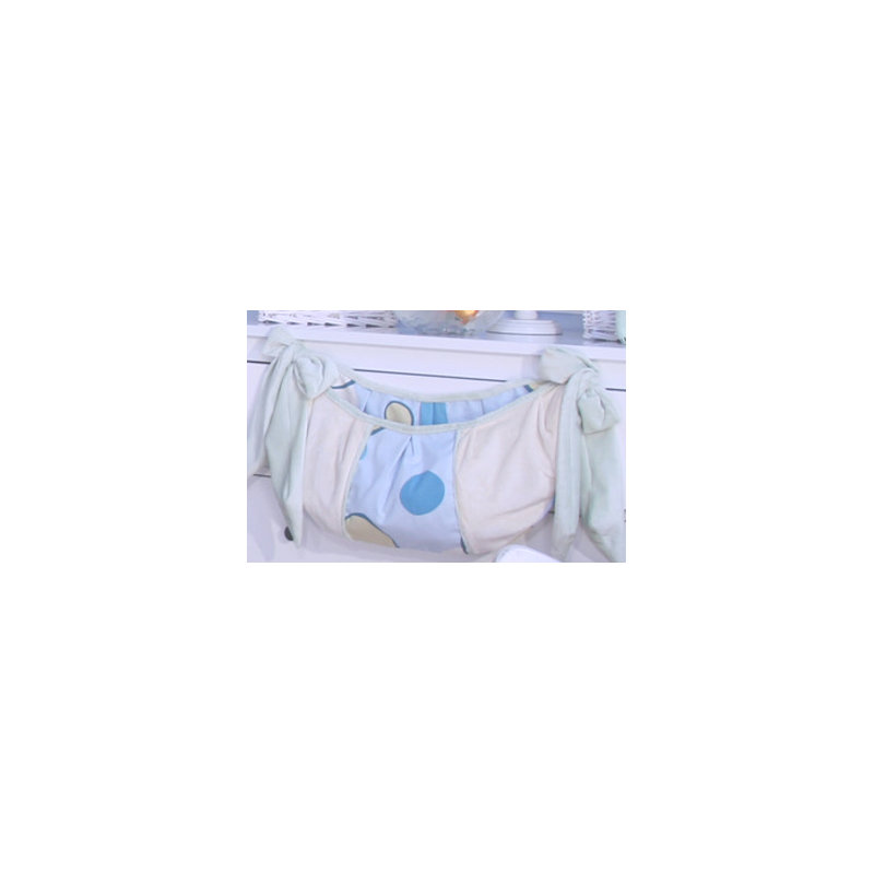 Sac à jouets Minky Bubbles, Bleu