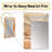 Orange and Beige Unbounded Imagination III - Abstract Mirror, Modern Decorative Wall Mirror, Printed Metal Art-462013157