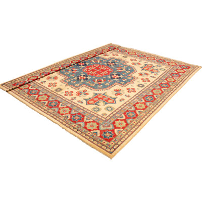 Tapis décoratif beige/brun noué à la main New Age 13 pi 1 po one-of-a-kind Dhanpat