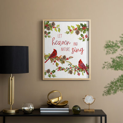 Heaven Sing Framed Print - Solid Wood