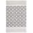 Allyx Hand Woven Wool/Cotton Geometric Rug in Ivory/Black-1435391973