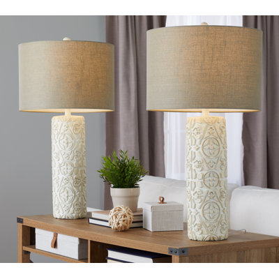 Dannie 31" Polyresin Table Lamp Set