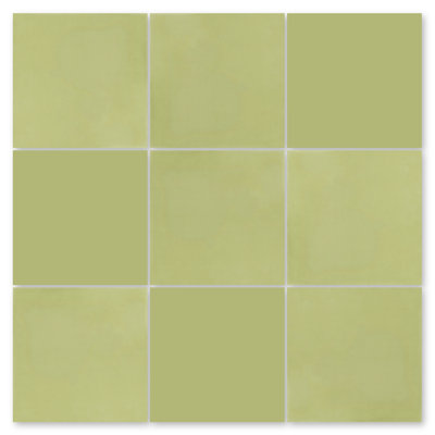 Solid 8" x 8" Cement Wall & Floor Tile