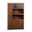 Expandable Farmhouse Kitchen Cabinet with Multi-Tier Pull-Out Storage Shelf System