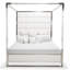State St. Canopy Bed - Satin White-37314038