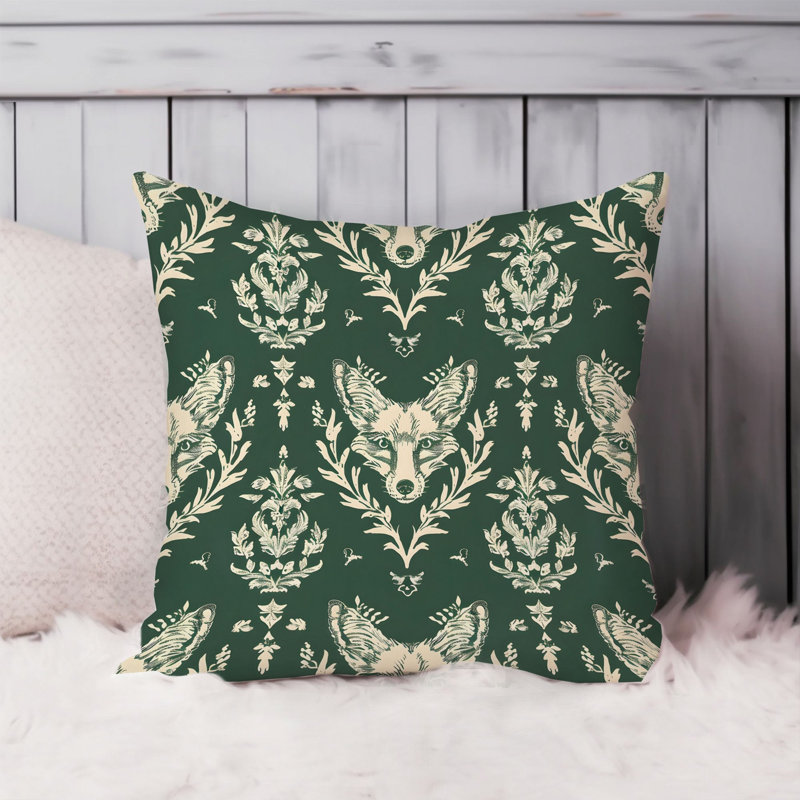 Animals Fox Pattern IV Cottage, 16"H x 16"W