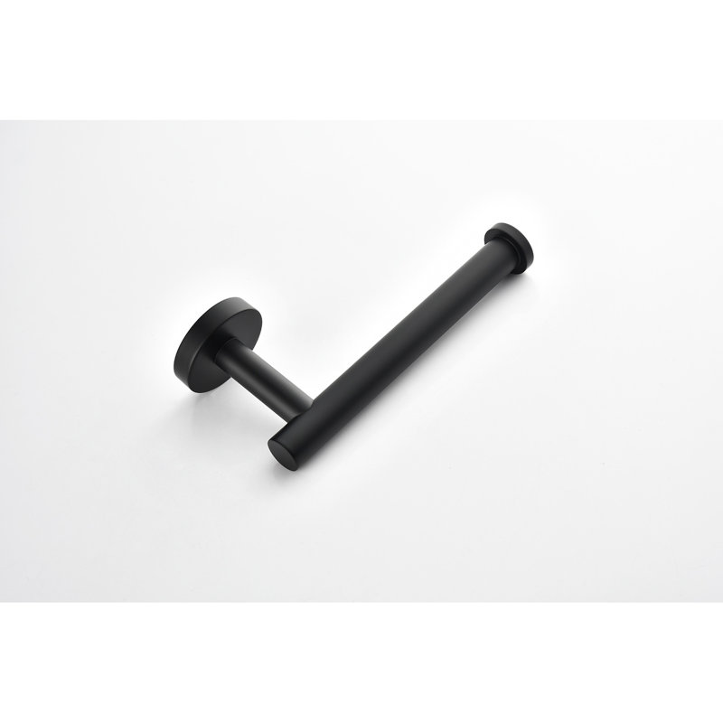 Support mural pour salle de bain 6 serviettes de salle de bain - Acier inoxydable, noir mat, look moderne, égratignure, rouille, installation rapide pour plusieurs espaces Style tendance 6 pièces, facile à installer