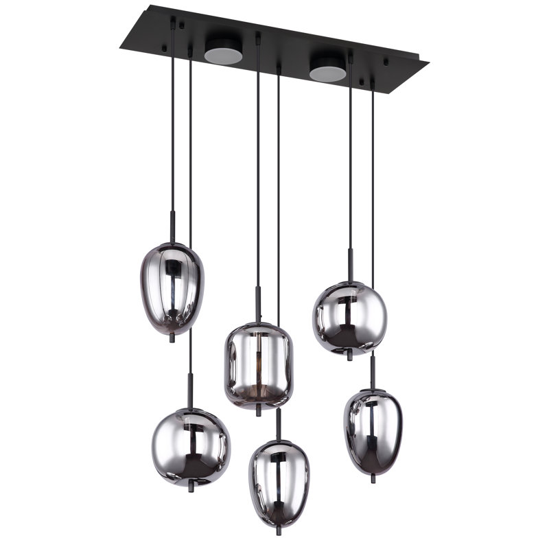Nikitas 6 - Light Matte Black Pendant