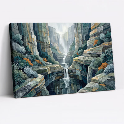 Art mural sur toile en verre coloré