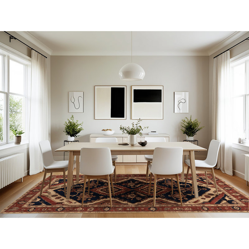 Machine Washable Persian Brown Area Rug, Rectangle 7' x 10'