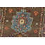 Tapis de style oriental traditionnel en laine noué à la main brun 2 pi 8 po x 10 pi Kazak