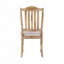 Ensemble de 2 chaises d'appoint de style campagnard traditionnel