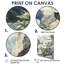 Chalda - Art mural sur toile florale-367373348-367373347-367373345