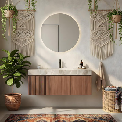Meuble-lavabo mural 48 po avec lavabo