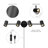 26 Inch 4-Light Matte Black Plug-In Track Lighting with Pivoting Track Heads