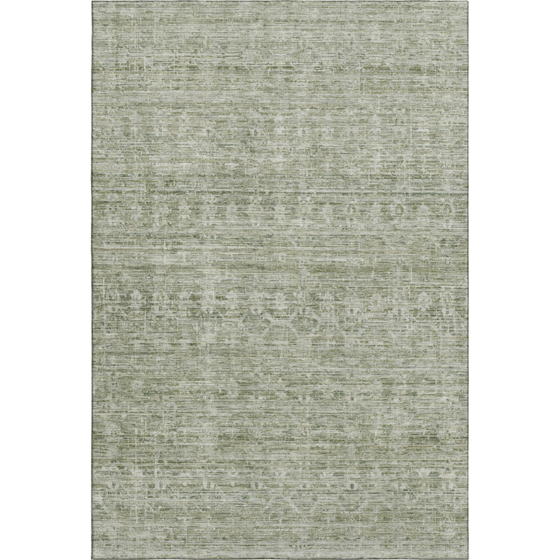 Premium Machine Washable Lubbers AMF1746 Stripe Rug, Rectangle 10' x 14'
