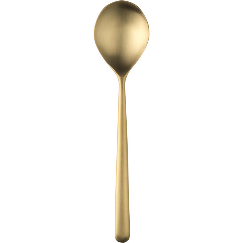 Linea Dessert Spoon, Ice oro