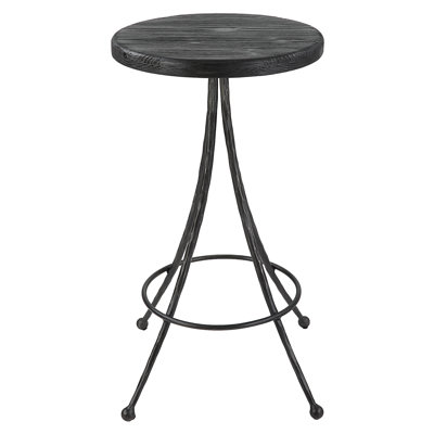 Kenneisha Counter Stool with Metal Frame