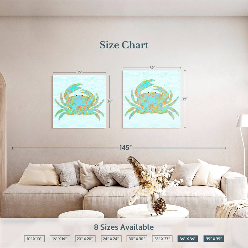 Brampt Kramer Crab, 36" H x 36" W