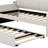 Upholstery Daybed With Trundle And USB Charging Design,Trundle Can Be Flat Or Erected-407843705