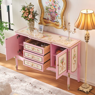 French-style modern light luxury sideboard