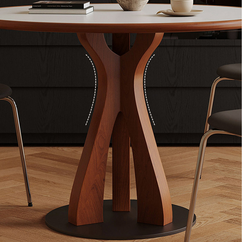 Small household round table