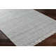 Viewcrest Hand Woven Recycled P.E.T. Indoor / Outdoor Area Rug in Aqua Blue/Gray