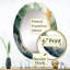 Neeja - Miroir mural floral ovale-542553931
