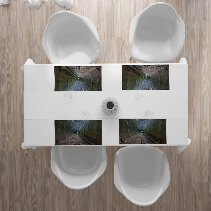 Polyester Abstract Rectangle Placemat