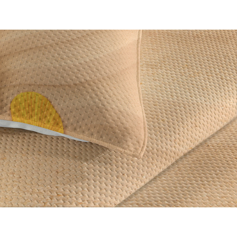 Seashells Coastal Polyester Coverlet