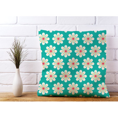 Mignonette Floral Square Cushion