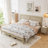 Behre Woven Rattan Cane Solid Wood Bed-304232213