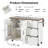 Farmhouse Kitchen Island With Power Outlet-9001929