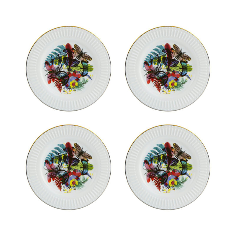 Caribe Handmade Porcelain Salad/Dessert Plate